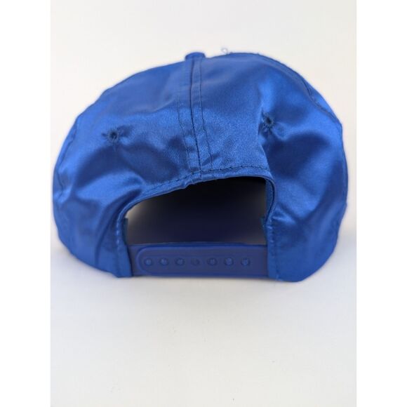 Vintage New York Giants Hat Cap AmaPro Rope Snap Back Blue Nylon Spell out NFL - Picture 4 of 7